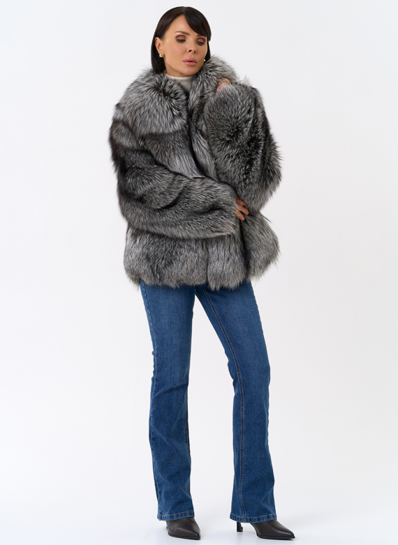 Шуба из лисы