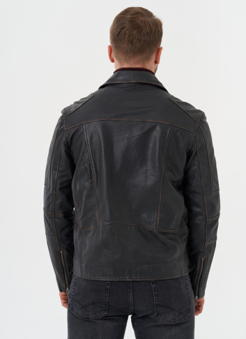 Куртка "косуха" из натуральной кожи