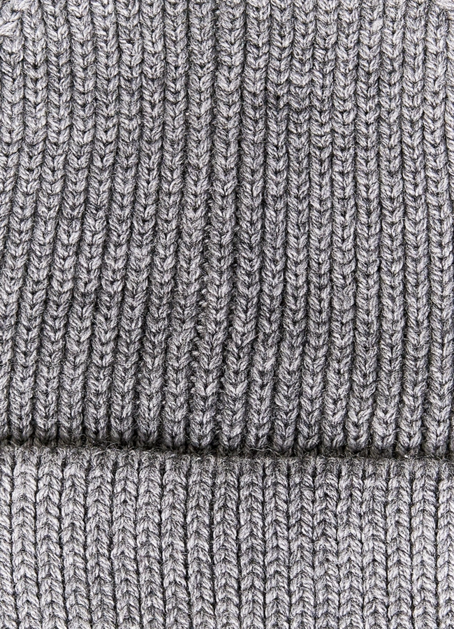 Шапка мужская серого цвета модель № MMH10976 в рассрочку